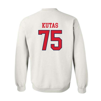 Ole Miss - NCAA Football : Patrick Kutas - Fashion Shersey Crewneck Sweatshirt-1