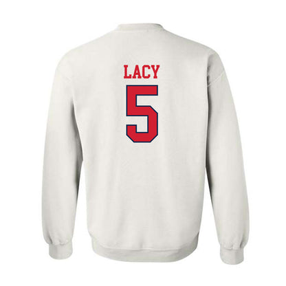 Ole Miss - NCAA Football : Kewan Lacy - Fashion Shersey Crewneck Sweatshirt-1