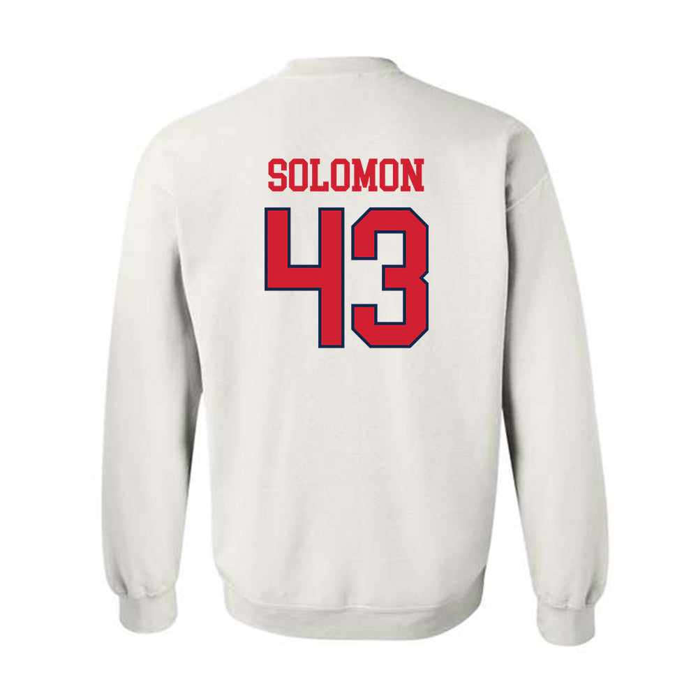 Ole Miss - NCAA Football : Isreal Solomon - Fashion Shersey Crewneck Sweatshirt-1