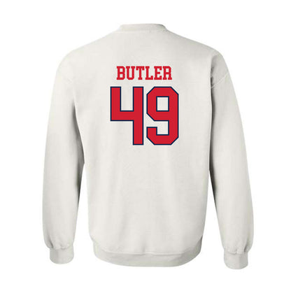 Ole Miss - NCAA Football : Tah'J Butler - Fashion Shersey Crewneck Sweatshirt-1