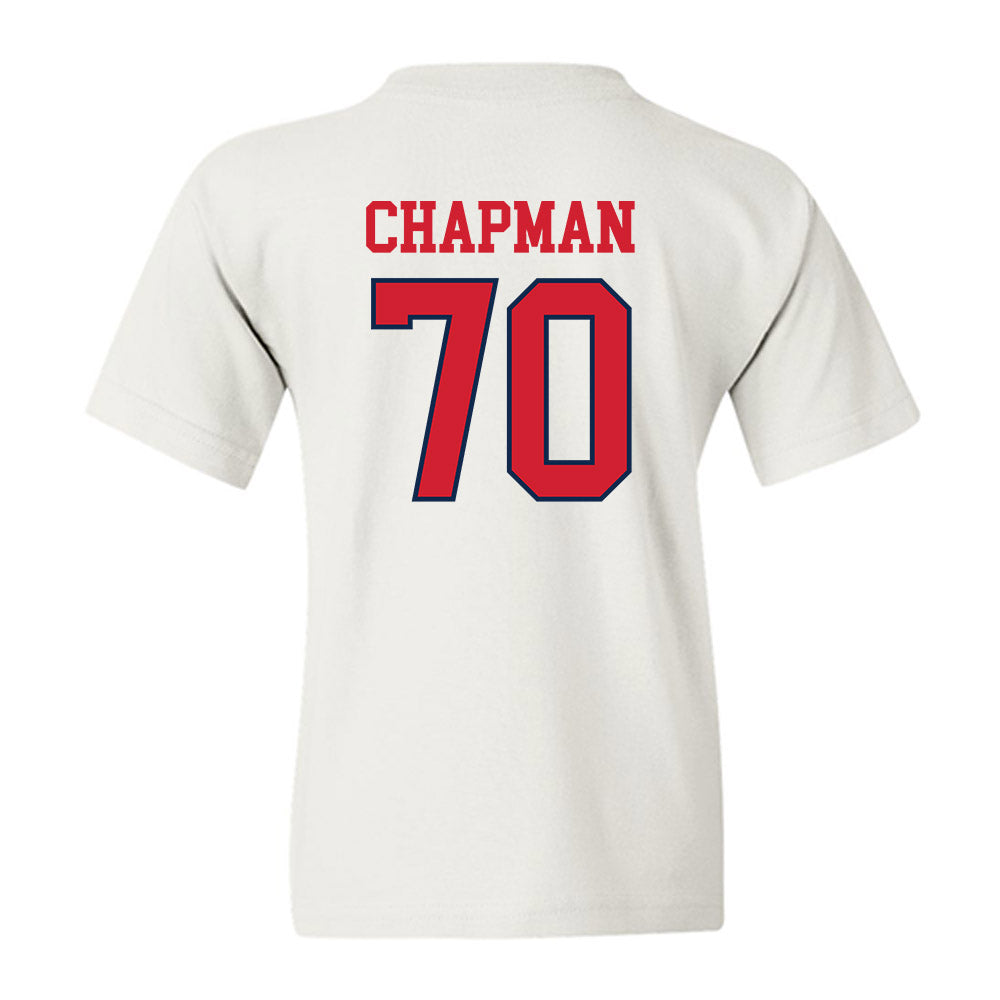 Ole Miss - NCAA Football : Jalan Chapman - Fashion Shersey Youth T-Shirt-1