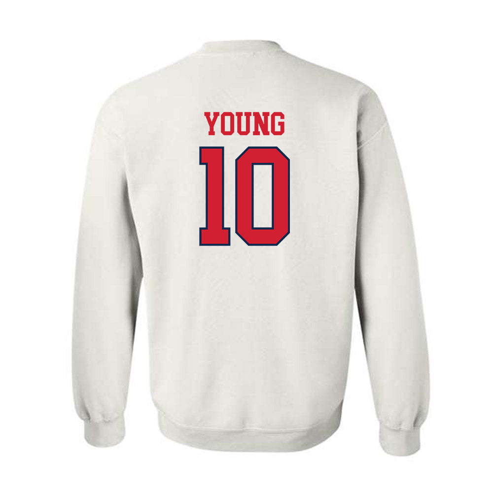 Ole Miss - NCAA Women's Basketball : J'Adore Young - Fashion Shersey Crewneck Sweatshirt-1
