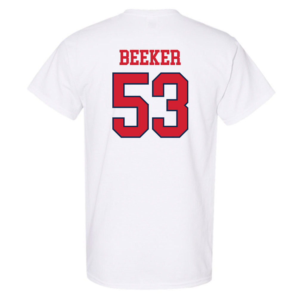 Ole Miss - NCAA Football : Ford Beeker - Fashion Shersey T-Shirt-1
