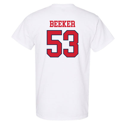Ole Miss - NCAA Football : Ford Beeker - Fashion Shersey T-Shirt-1