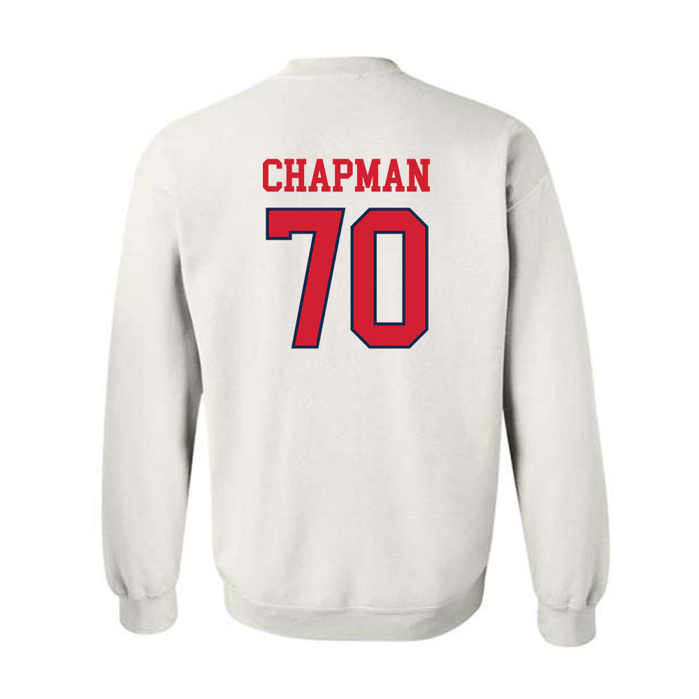 Ole Miss - NCAA Football : Jalan Chapman - Fashion Shersey Crewneck Sweatshirt-1