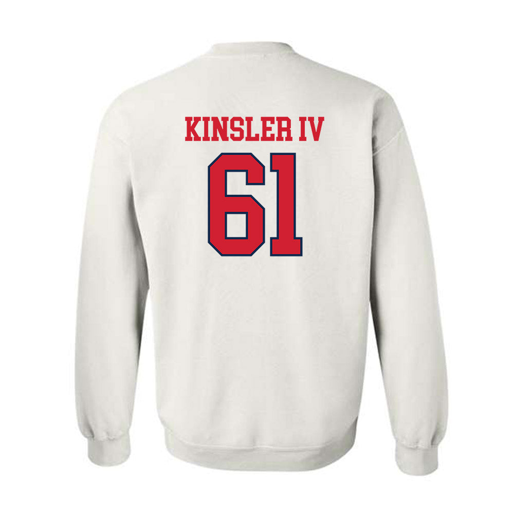 Ole Miss - NCAA Football : Tommy Kinsler IV - Fashion Shersey Crewneck Sweatshirt-1