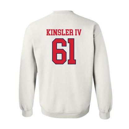 Ole Miss - NCAA Football : Tommy Kinsler IV - Fashion Shersey Crewneck Sweatshirt-1