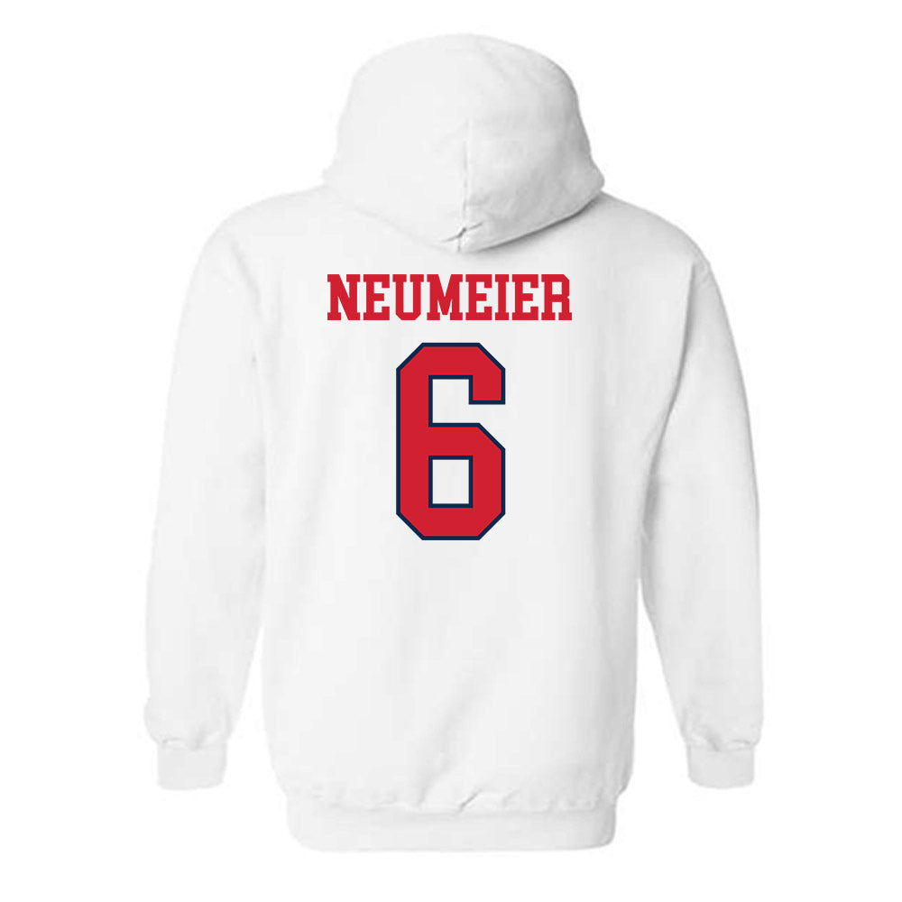 Ole Miss - NCAA Women's Soccer : Samantha Neumeier - Fashion Shersey Hooded Sweatshirt-1