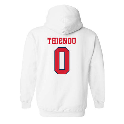 Ole Miss - NCAA Women's Basketball : Sira Thienou - Fashion Shersey Hooded Sweatshirt-1