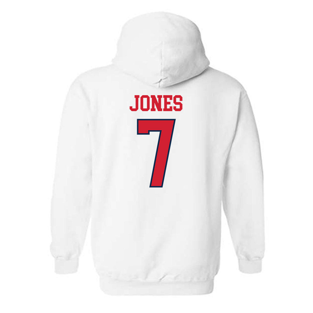 Ole Miss - NCAA Baseball : Topher Jones - Fashion Shersey Hooded Sweatshirt-1