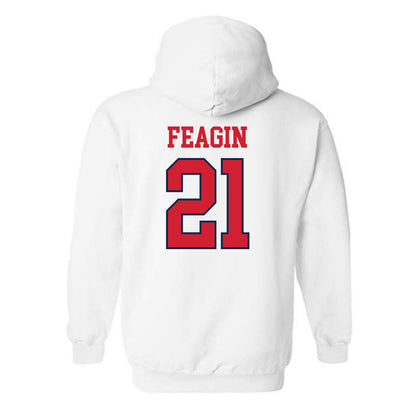 Ole Miss - NCAA Football : Tavoy Feagin - Fashion Shersey Hooded Sweatshirt-1