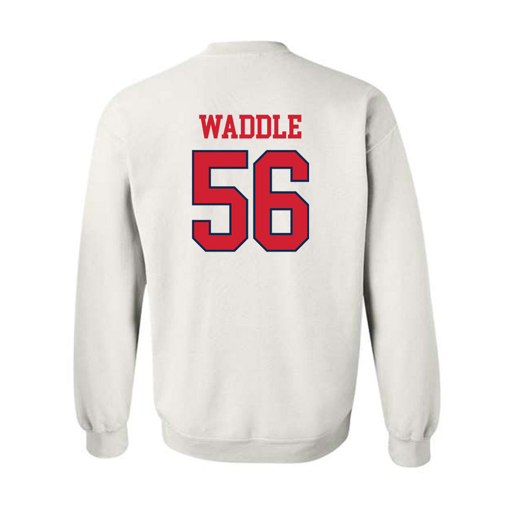 Ole Miss - NCAA Football : Mason Waddle - Fashion Shersey Crewneck Sweatshirt-1