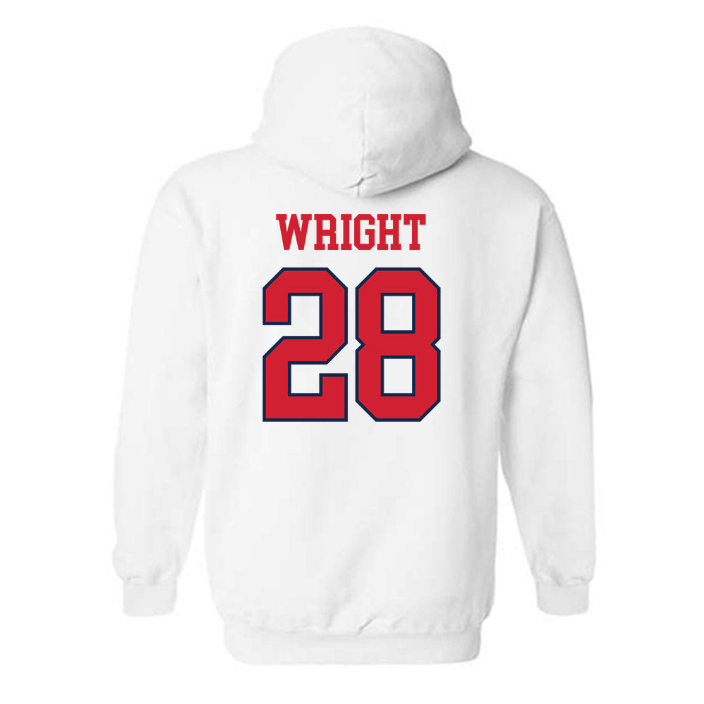 Ole Miss - NCAA Women's Soccer : Isabelle Wright - Fashion Shersey Hooded Sweatshirt-1