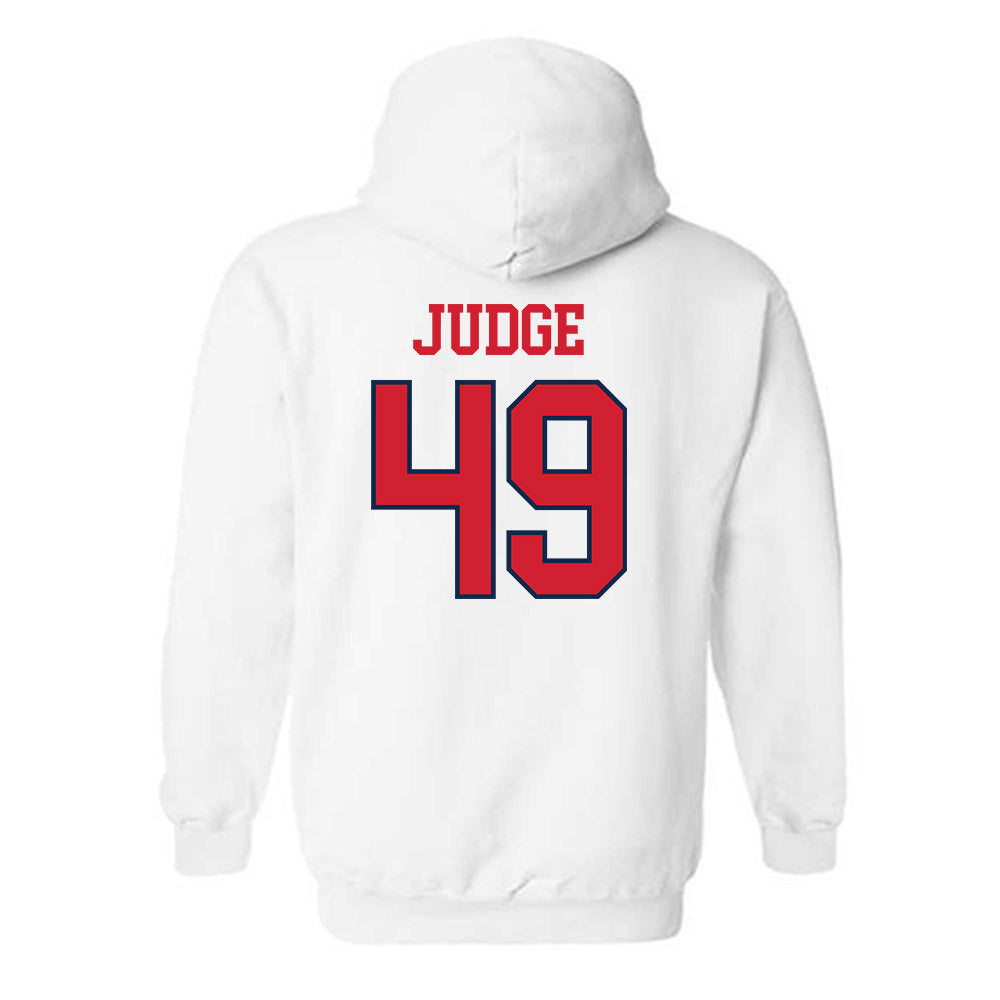 Ole Miss - NCAA Football : Sean Judge - Fashion Shersey Hooded Sweatshirt-1