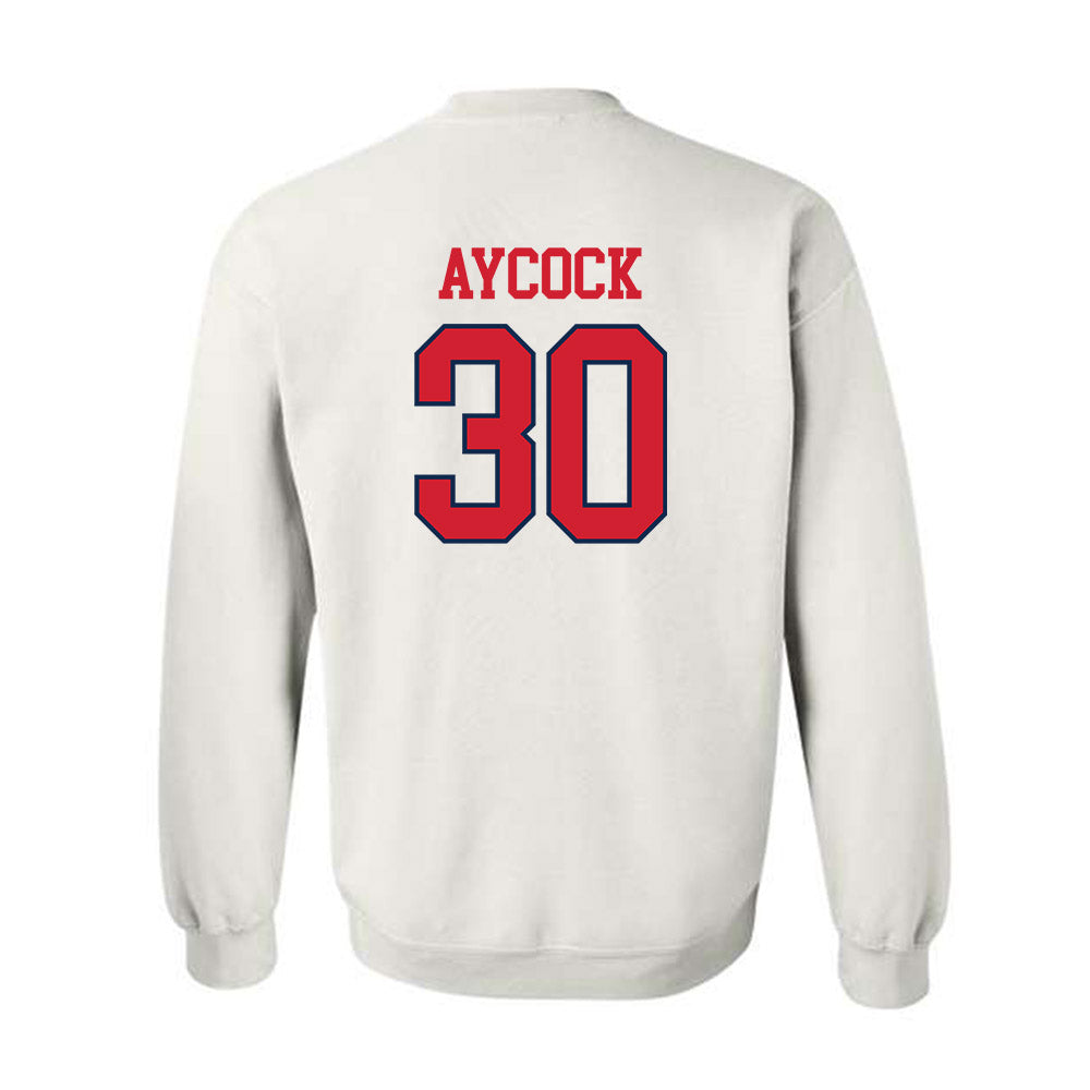 Ole Miss - NCAA Softball : Kyra Aycock - Fashion Shersey Crewneck Sweatshirt-1