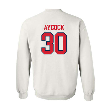 Ole Miss - NCAA Softball : Kyra Aycock - Fashion Shersey Crewneck Sweatshirt-1
