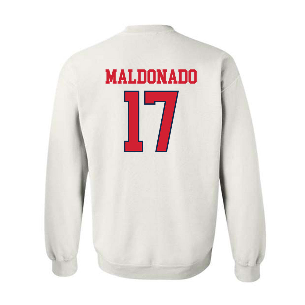 Ole Miss - NCAA Football : Jonathan Maldonado - Fashion Shersey Crewneck Sweatshirt-1