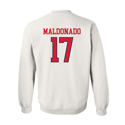 Ole Miss - NCAA Football : Jonathan Maldonado - Fashion Shersey Crewneck Sweatshirt-1