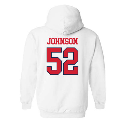 Ole Miss - NCAA Football : Cooper Johnson - Fashion Shersey Hooded Sweatshirt-1