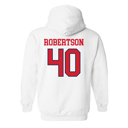 Ole Miss - NCAA Baseball : JP Robertson - Fashion Shersey Hooded Sweatshirt-1