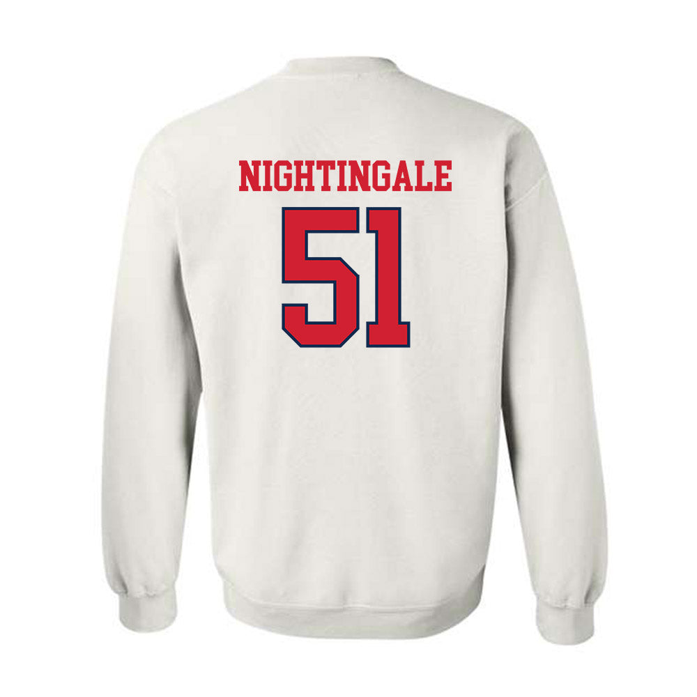 Ole Miss - NCAA Football : Trey Nightingale - Fashion Shersey Crewneck Sweatshirt-1