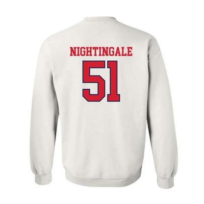 Ole Miss - NCAA Football : Trey Nightingale - Fashion Shersey Crewneck Sweatshirt-1