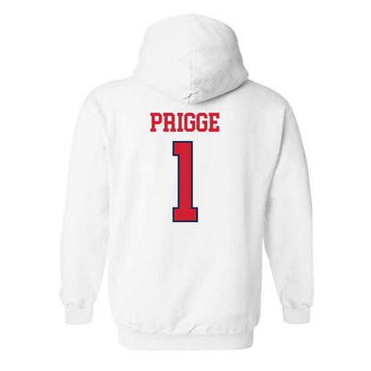 Ole Miss - NCAA Women's Soccer : Taylor Prigge - Fashion Shersey Hooded Sweatshirt-1