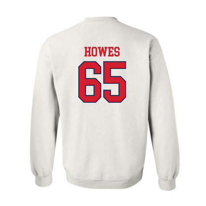 Ole Miss - NCAA Football : Connor Howes - Fashion Shersey Crewneck Sweatshirt-1