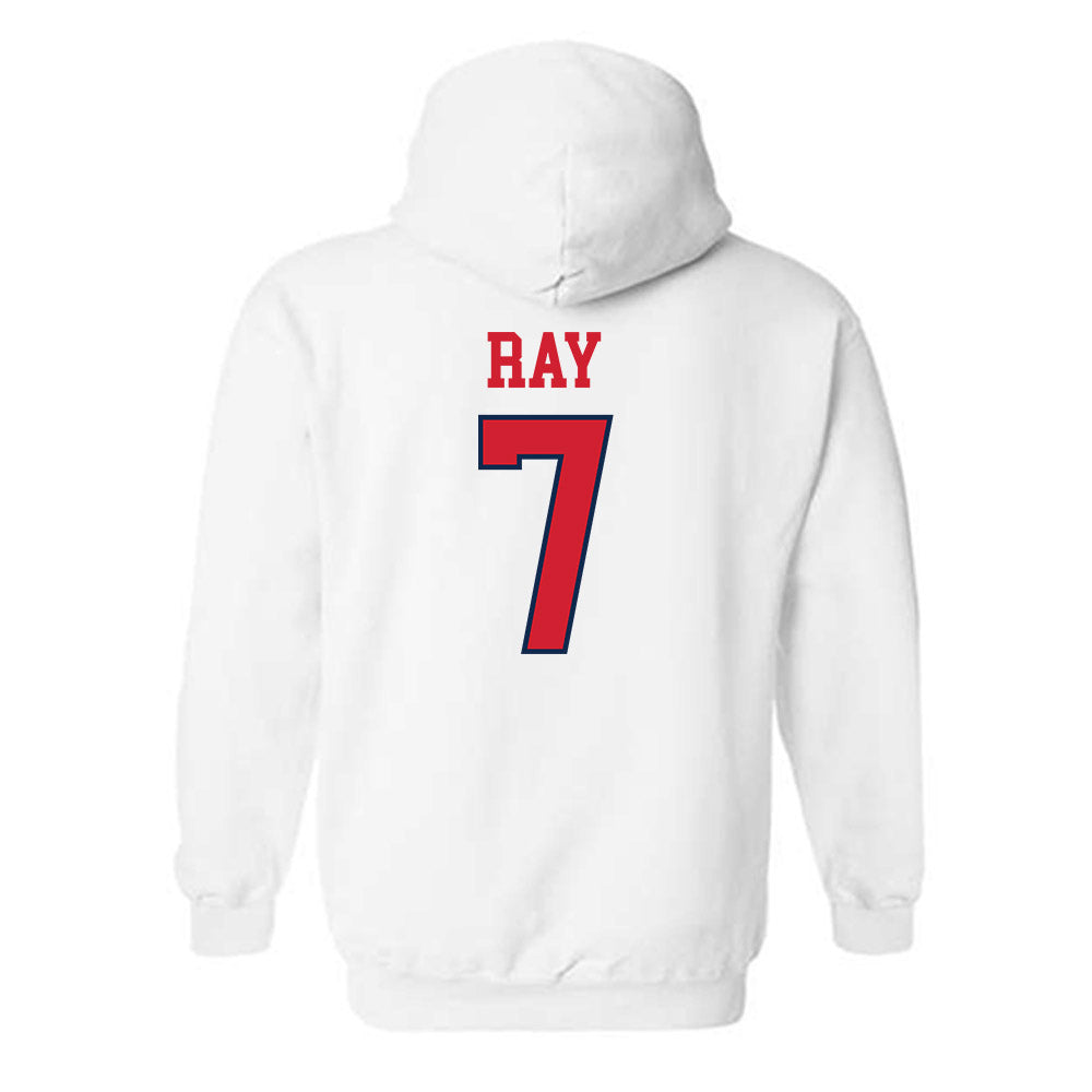 Ole Miss - NCAA Football : Traylon Ray - Fashion Shersey Hooded Sweatshirt-1