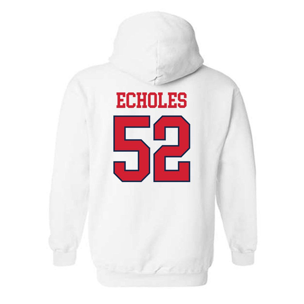 Ole Miss - NCAA Football : Will Echoles - Fashion Shersey Hooded Sweatshirt-1