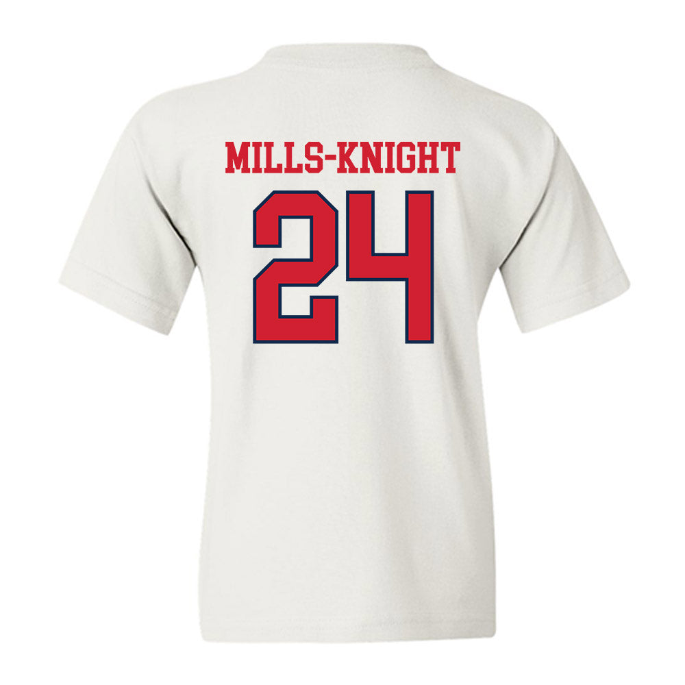Ole Miss - NCAA Football : Shekai Mills-Knight - Fashion Shersey Youth T-Shirt-1