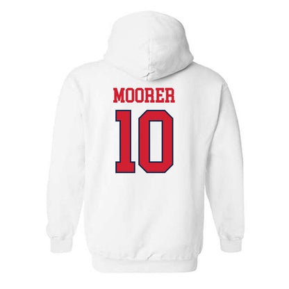 Ole Miss - NCAA Women's Volleyball : Nina Moorer - Fashion Shersey Hooded Sweatshirt-1