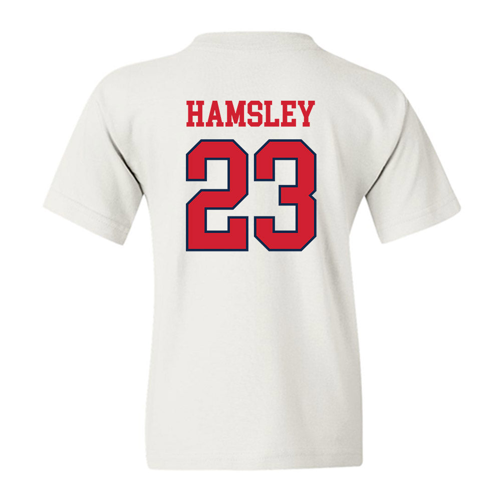 Ole Miss - NCAA Football : George Hamsley - Fashion Shersey Youth T-Shirt-1