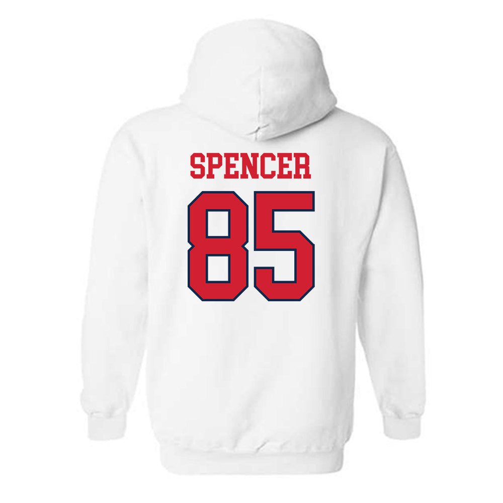 Ole Miss - NCAA Football : Isaiah Spencer - Fashion Shersey Hooded Sweatshirt-1