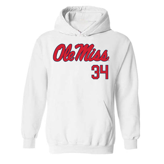 Ole Miss - NCAA Football : Raymond Collins - Fashion Shersey Hooded Sweatshirt-0