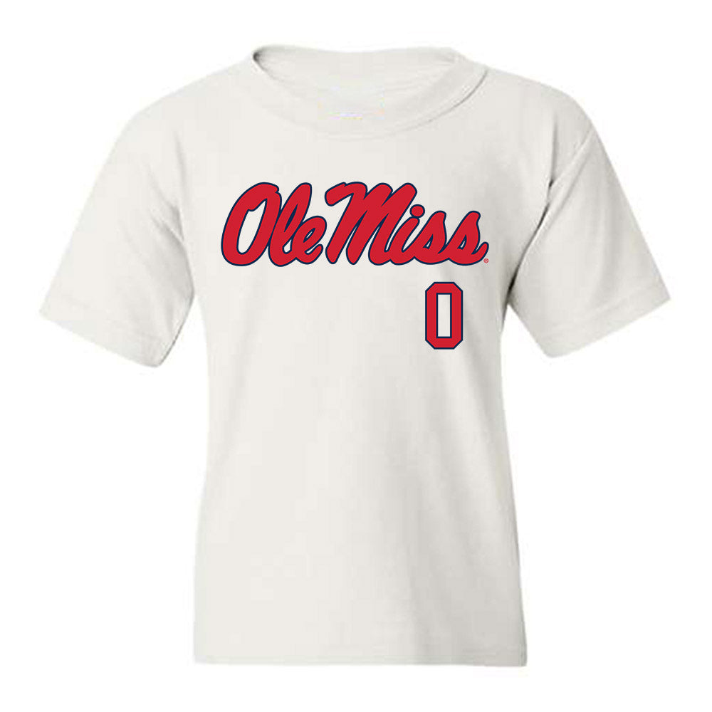 Ole Miss - NCAA Football : Jalyn Crawford - Fashion Shersey Youth T-Shirt-0