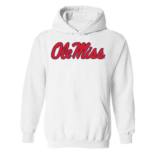 Ole Miss - NCAA Men's Track & Field : Abe Swathwood - Fashion Shersey Hooded Sweatshirt-0