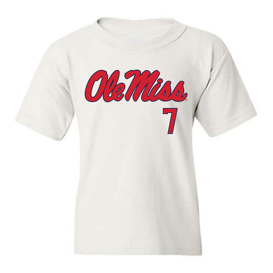 Ole Miss - NCAA Football : Traylon Ray - Fashion Shersey Youth T-Shirt-0