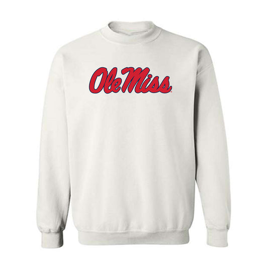 Ole Miss - NCAA Men's Track & Field : Abe Swathwood - Fashion Shersey Crewneck Sweatshirt-0