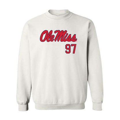 Ole Miss - NCAA Football : Kamron Beavers - Fashion Shersey Crewneck Sweatshirt-0