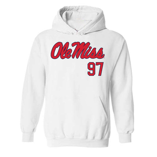 Ole Miss - NCAA Football : Kamron Beavers - Fashion Shersey Hooded Sweatshirt-0
