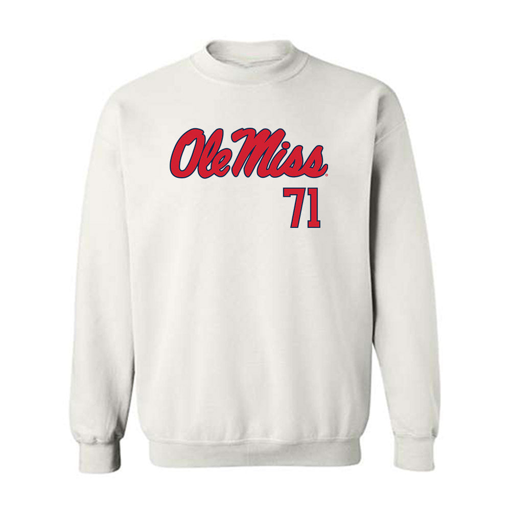 Ole Miss - NCAA Football : Emanuel Faulkner - Fashion Shersey Crewneck Sweatshirt-0