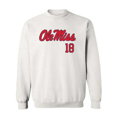 Ole Miss - NCAA Baseball : Luke Romine - Fashion Shersey Crewneck Sweatshirt-0
