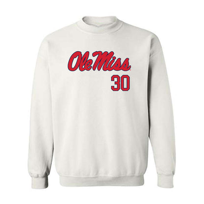 Ole Miss - NCAA Softball : Kyra Aycock - Fashion Shersey Crewneck Sweatshirt-0