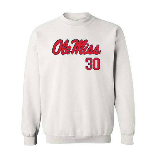 Ole Miss - NCAA Softball : Kyra Aycock - Fashion Shersey Crewneck Sweatshirt-0