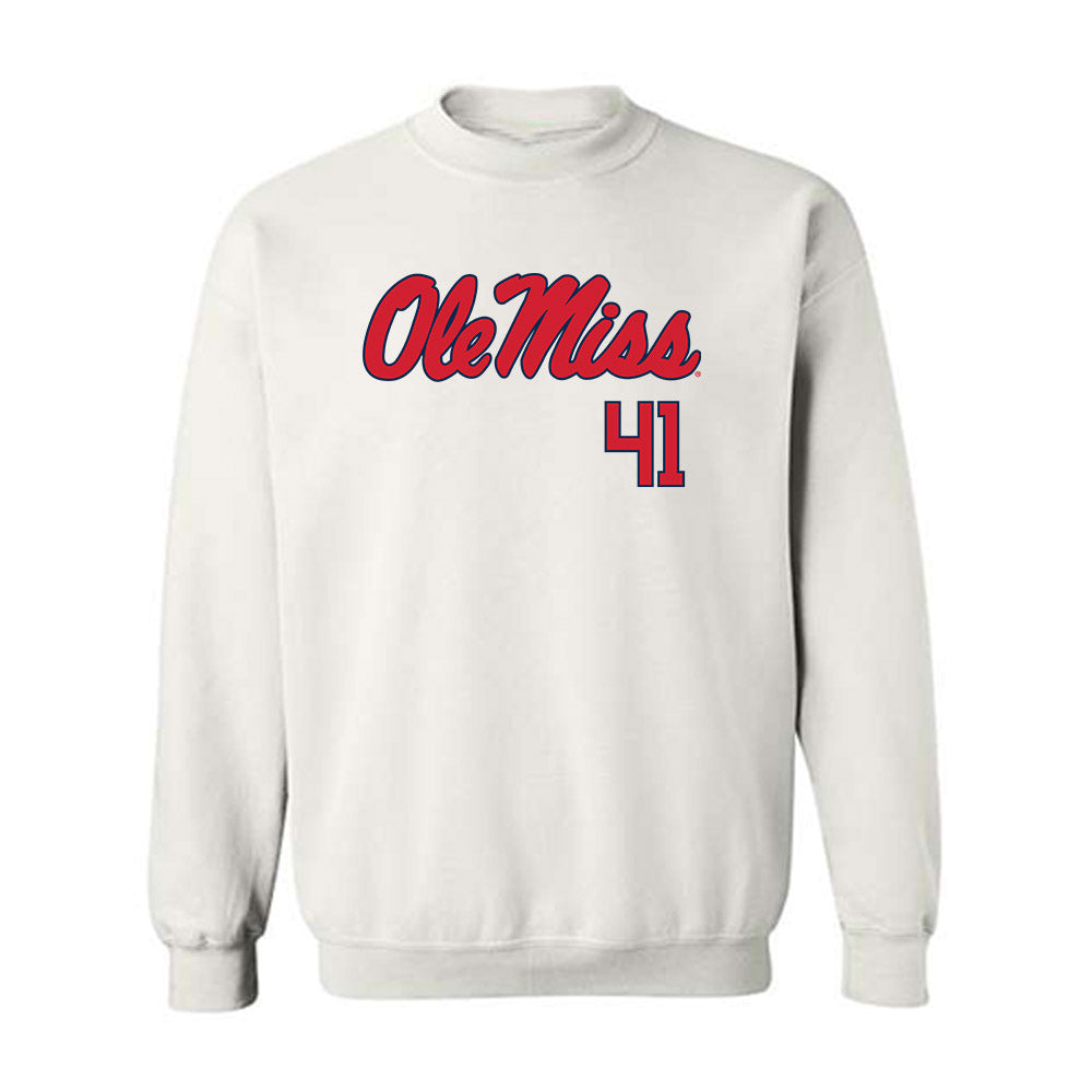 Ole Miss - NCAA Football : Peter Mcstravick - Fashion Shersey Crewneck Sweatshirt-0