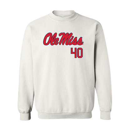 Ole Miss - NCAA Baseball : JP Robertson - Fashion Shersey Crewneck Sweatshirt-0