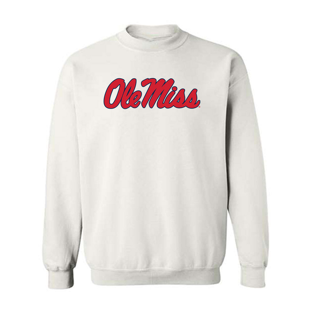 Ole Miss - NCAA Men's Track & Field : Dekell Minor - Fashion Shersey Crewneck Sweatshirt-0