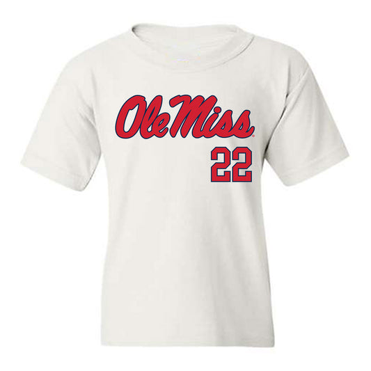 Ole Miss - NCAA Women's Basketball : Doneelah Washington - Fashion Shersey Youth T-Shirt-0