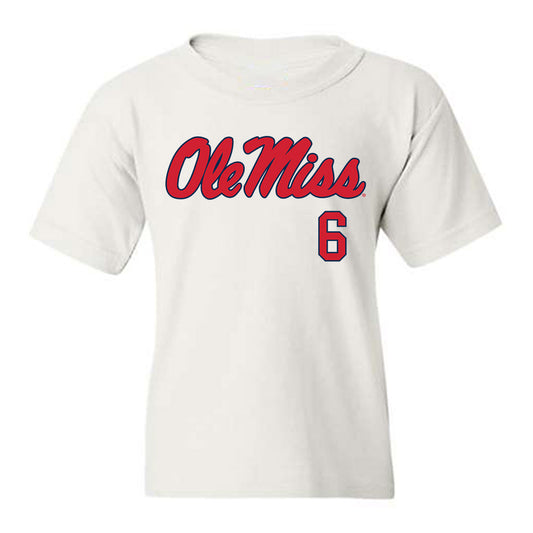 Ole Miss - NCAA Women's Volleyball : Tenesyn Frye - Fashion Shersey Youth T-Shirt-0